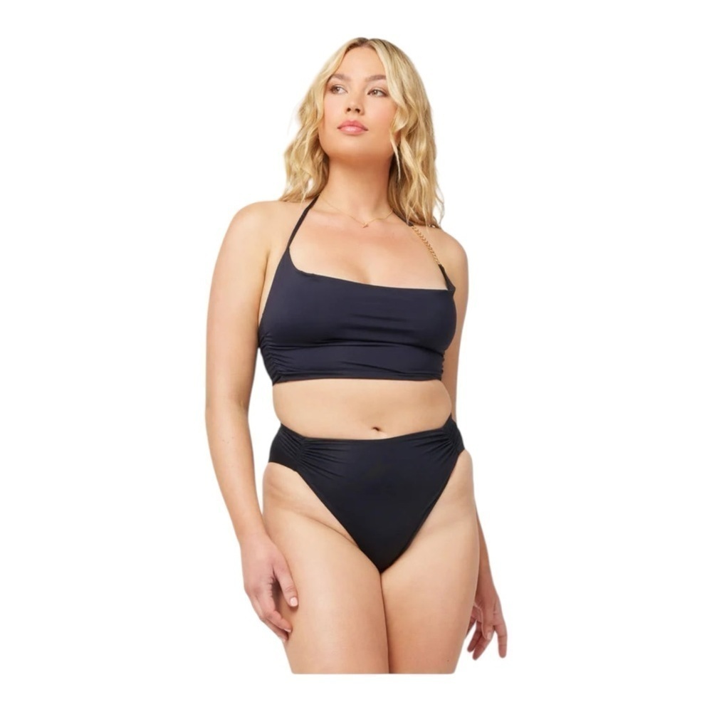 L*Space Voltaire Bikini Top - Black NWOT - Picture 2 of 9